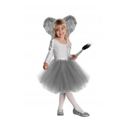 STRÓJ KOSTIUM SŁONIA SŁOŃ SZARA 40 CM podszewka huser