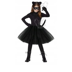 KOSTIUM KOTA USZY OGON RĘKAWICZKI MASKA 40 SPÓDN C