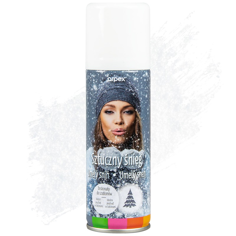 ŚNIEG SZTUCZNY SPRAY BIAŁY PUCH ŚWIEŻY BELGIJSKI