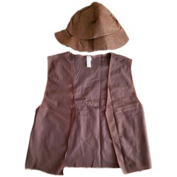 zestaw dla pastuszka jasełka szopka kamizelka czapka laska nak na buty