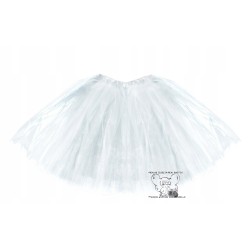 KOSTIUM STRÓJ ŚNIEŻYNKA 3el spódnica 40cm podszewka różdżka opaska