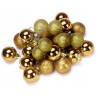 Bombka BOMBKI zestaw 14 sztuk na choinke ZŁOTE MIX