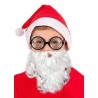 KOSTIUM ZEST. MAŁEGO MIKOŁAJA OKULARY CZAPKA BRODA