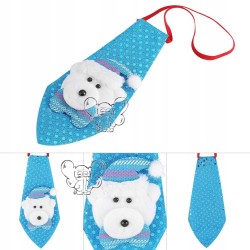 KRAWAT ŚWIĄTECZNY DZIECIĘCY ŚWIĘTA MIŚ POLARNY