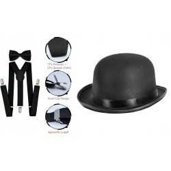 KOSTIUM GENTLEMAN  DŻENTELMEN RETRO LATA 20 MUSZKA SZELKI MELONIK rękawicz