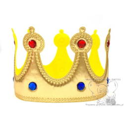 STRÓJ król  kostium KRÓLA BERŁO KORONA peleryna najdłuższa 150cm