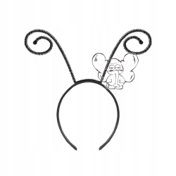 KOSTIUM STRÓJ MOTYLA MOTYL róż nieb 135x110 maska koronka opaska czułki