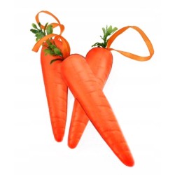 przebranie kostium królika zająca tiul podszewka 40CM biały marchewki