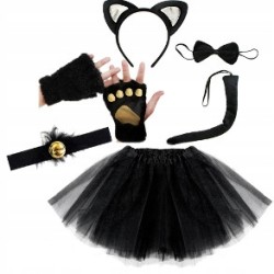 KOSTIUM KOT KOTA CZARNY 6EL Ł 30CMBP OBROŻA BI