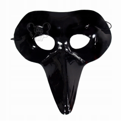 strój KOSTIUM ptaka kruka mega duży filc peleryna i maska 3D