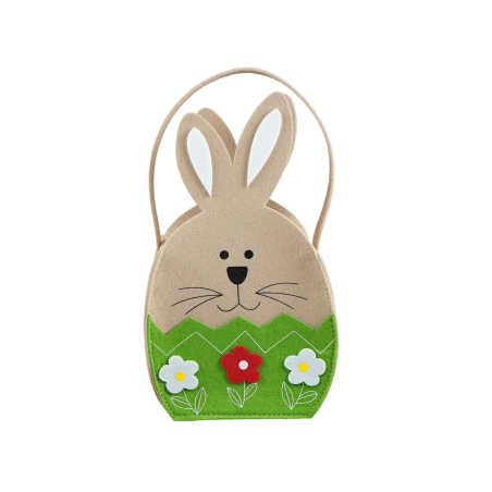 koszyk wielkanocny filcowy zając gigant 28cm