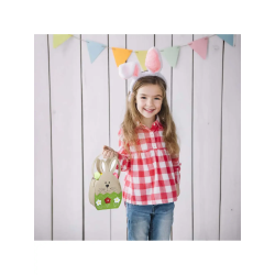 koszyk wielkanocny filcowy zając gigant 28cm