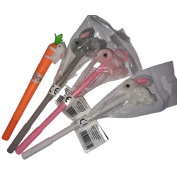 DŁUGOPISy zestaw wielkanocny zając i marchewka