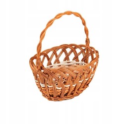 koszyk KOSZ WIKLINOWY DO ŚWIĘCONKI WIELKANOC 30CM
