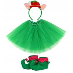 KOSTIUM ELFKI ELF OPASKA U SPÓDNICZKA Z40CM BUTY S