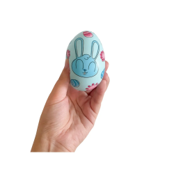 JAJKO KAUCZUK SKACZĄCE PRIMA APRILIS WIELKANOC + GNIOTEK PISANKA