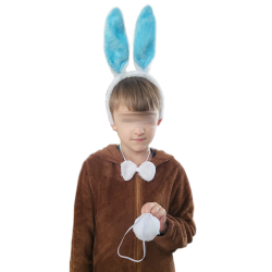 STRÓJ KOSTIUM KRÓLIKA ZAJĄCA KRÓLIK dla chłopca biało niebieski