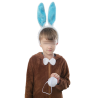 STRÓJ KOSTIUM KRÓLIKA ZAJĄCA KRÓLIK dla chłopca biało niebieski