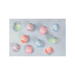 zestaw WIELKANOCNY BARWNIKI DO JAJEK I oklejki koronkowe