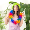 GIRLANDY WIEŃCE HAWAJSKIE kwiaty MULTIKOLOR 115/10CM największe