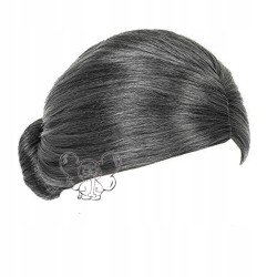 PERUKA plus okulary przebranie BABCI SZARE WŁOSY SIWE KOCZEK BABCIA