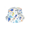 KAPELUSZ PLAŻOWY DWUSTRONNY czapka dinozaury 52 54