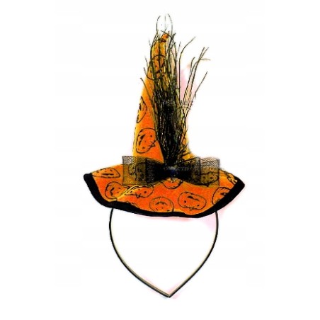 kapelusz CZAROWNICY HALLOWEEN POMARAŃCZOWY DYNIE