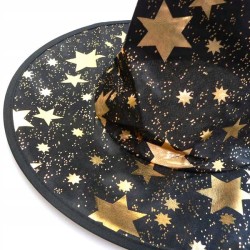 KOSTIUM CZARODZIEJ GWIAZDY OKUL. RÓŻDŻKA PELER KAP