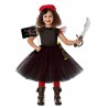 KOSTIUM STRÓJ PIRATKA PIRATKI 7EL CZARNA 40CM BP