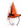 kapelusz CZAROWNICY HALLOWEEN POMARAŃCZOWY DYNIE