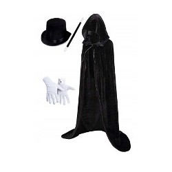 KOSTIUM STRÓJ DUŻEGO MAGIKA MAGIK CZARY 4EL