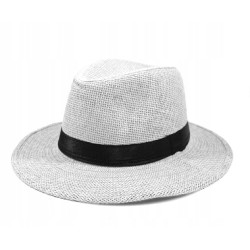 KAPELUSZ panama EKWADOR NATURALNE WŁÓKNO 58 BIAŁY