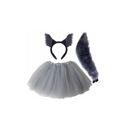 KOSTIUM WILKA OPASKA OGON SPÓDNICZKA 30 CM BP WILK