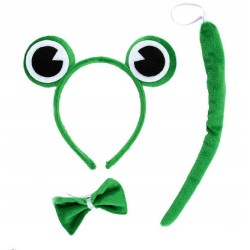 STRÓJ żaby żaba kermit jaszczurka GEKSON MONIKA