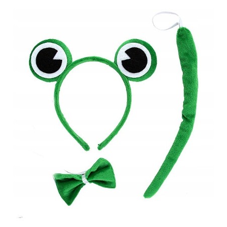 STRÓJ żaby żaba kermit jaszczurka GEKSON MONIKA