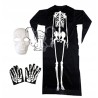 KOSTIUM SZKIELET KOŚCIOTRUP HALLOWEEN +RCZI BIAŁA