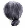 PERUKA BABCI SZARE WŁOSY SIWE KOCZEK BABCIA