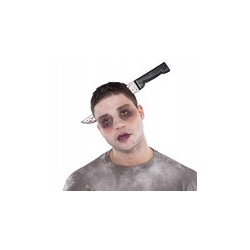 OPASKA NA GŁOWĘ KRWAWY NÓŻ KUCHARZ HALLOWEEN
