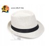 KAPELUSZ HAWANA NATURALNE WŁÓKNO 58 TRILBY BIAŁY
