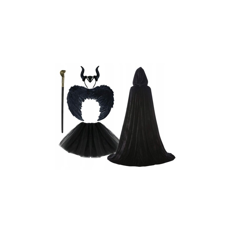 KOSTIUM MALEFICENT DIABOLIN CZAROWNICA 40/O/S/KP/W