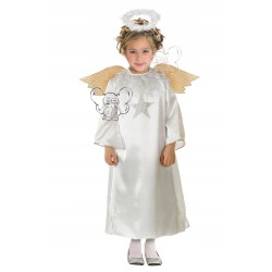 KOSTIUM ANIOŁA ANIOŁ ZŁOTE SKRZYDŁA 122 128 134 L