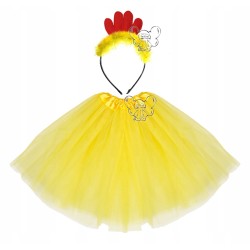 KOSTIUM KURCZAK KURCZACZEK WIELKANOC FARMA 40CM 2E