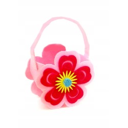 KOSZYCZEK wielkanoc KOSZYK FILC FILCOWY KWIAT róż