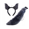 STRÓJ KOSTIUM WILKA USZY OGON WILK WILKOŁAK