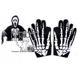 kostium przebranie krzyk szkielet kościotrup halloween