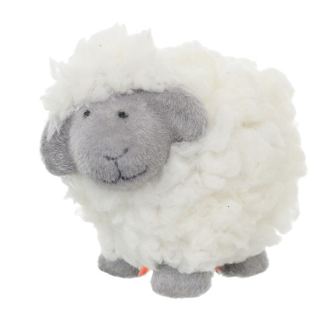 BARANEK WIELKANOC BARAN CERAMIKA OKRYTA PLUSZEM