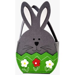 koszyk wielkanocny filcowy zając duży