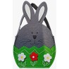 koszyk wielkanocny filcowy zając duży