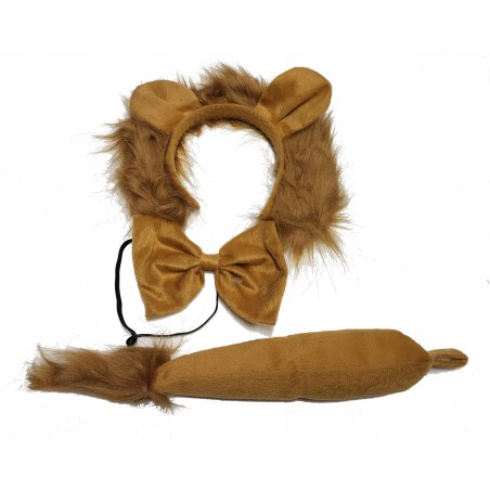 kostium lwa 3 elementy puchaty