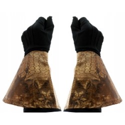 RĘKAWICZKI Z MANKIETAMI RYCERZ KAT MUSZKIETER uniwersalne eko skóra